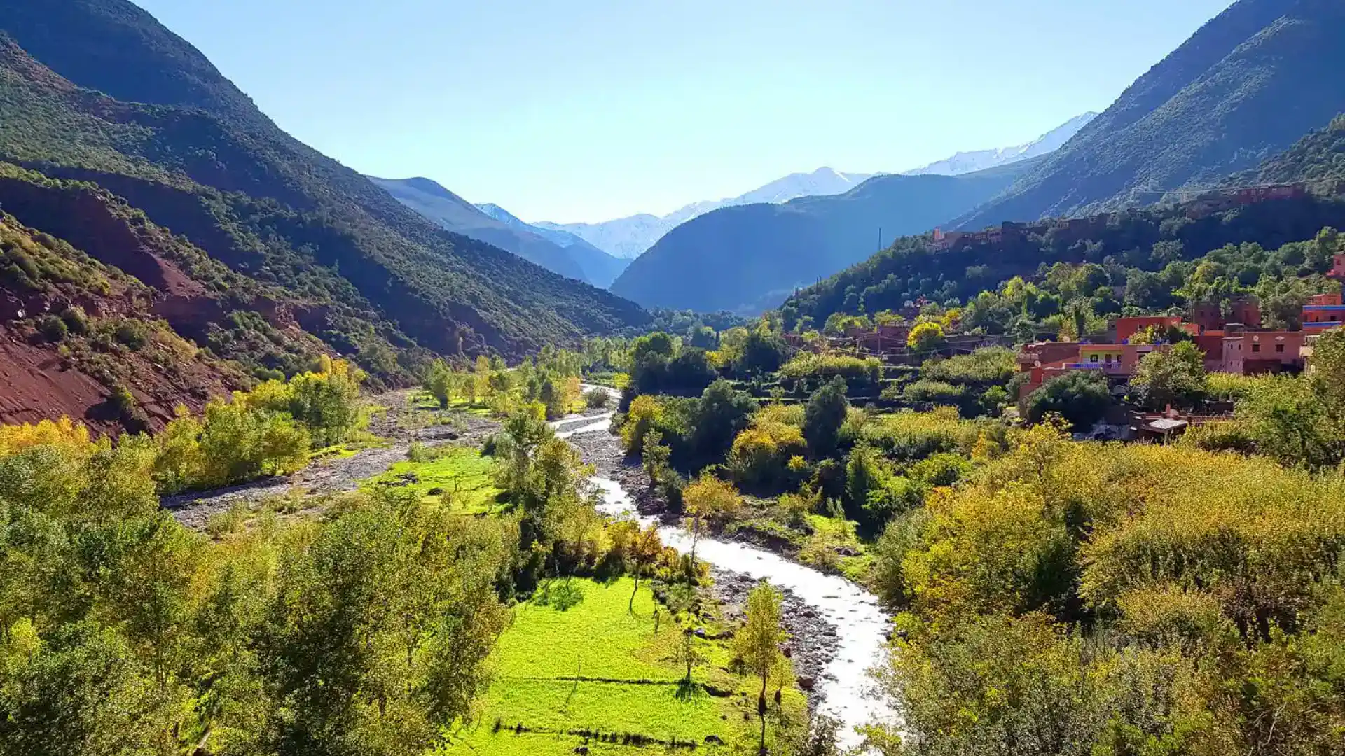 ourika valley mountains