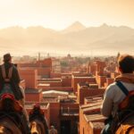 Camel ride in Morocco