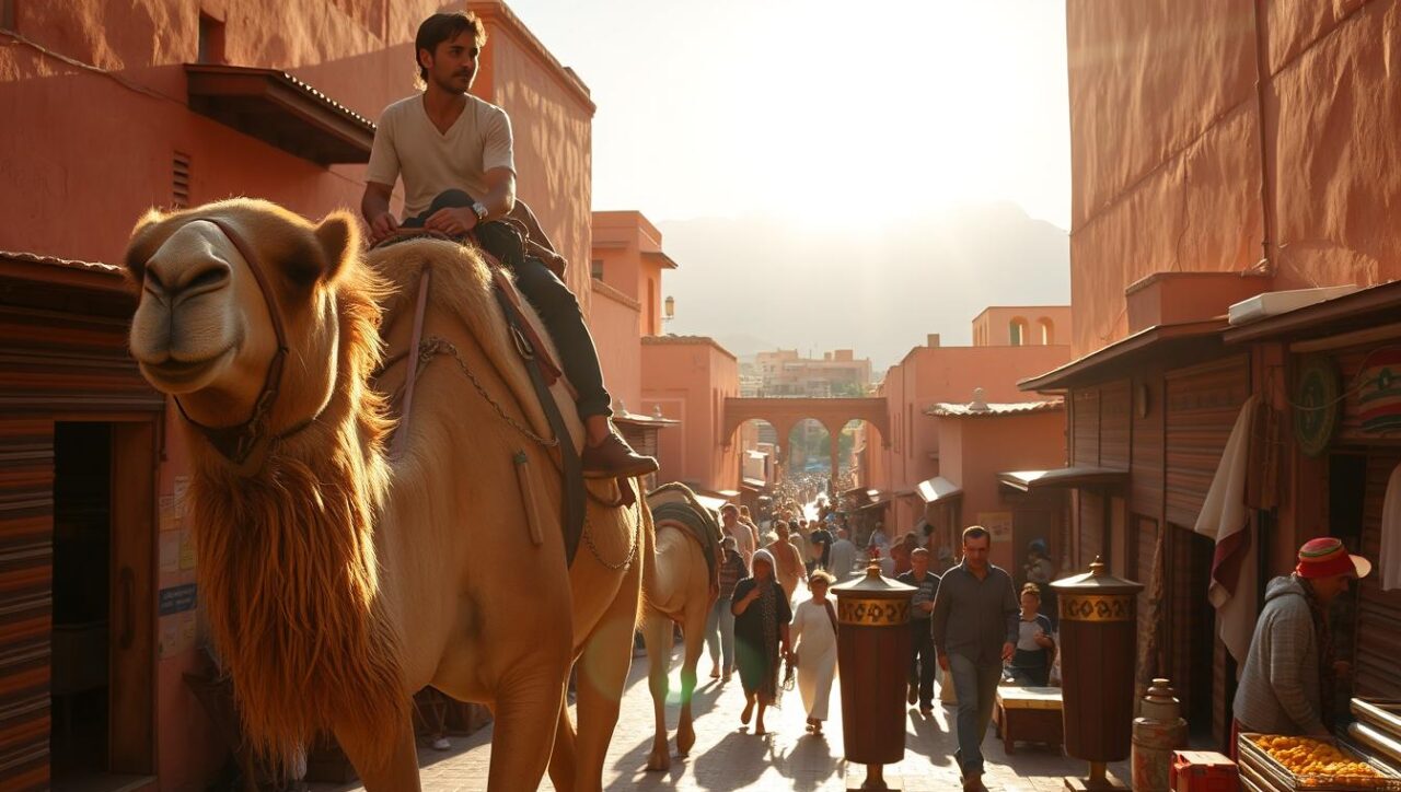 camel riding marrakech