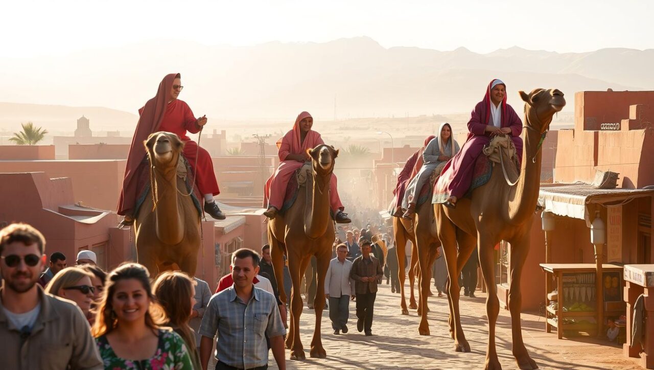 camel tours marrakech morocco