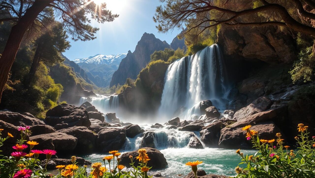 ourika waterfalls morocco