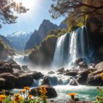 ourika waterfalls morocco