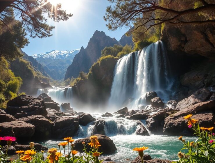 ourika waterfalls morocco