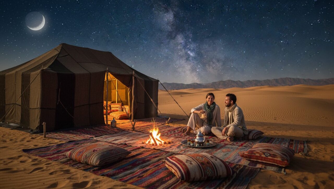Morocco desert camping
